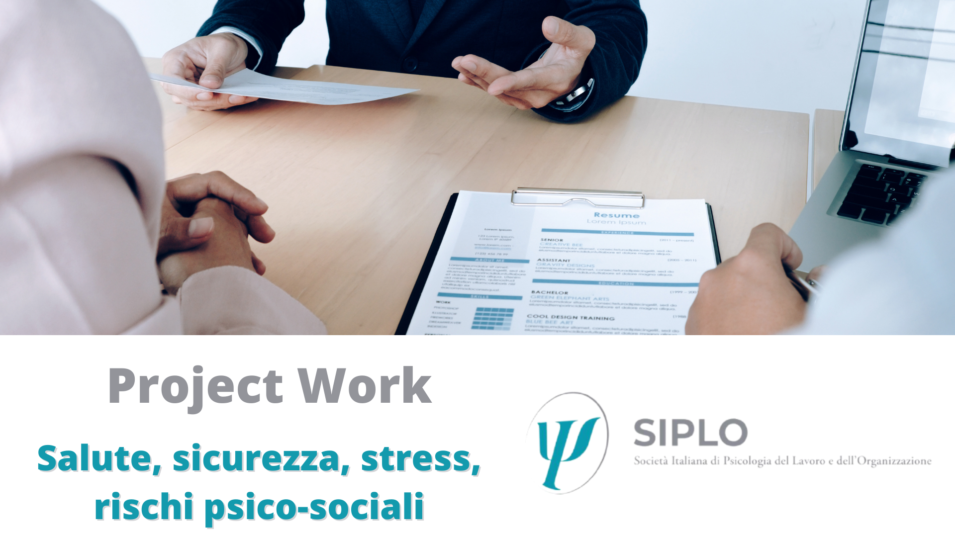 Al momento stai visualizzando L’idoneità psicologica e il rientro al lavoro, entriamo nel merito di un Project Work SIPLO.
