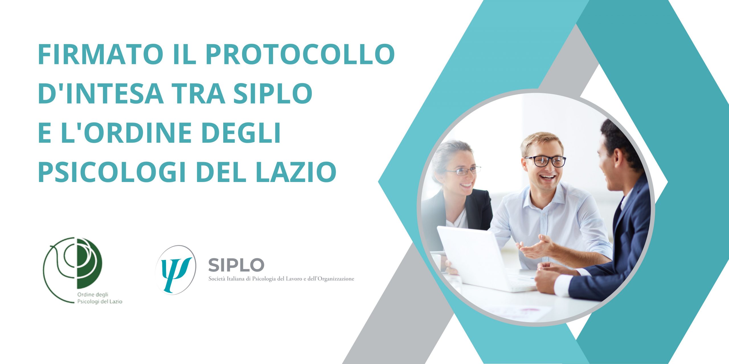 Il protocollo d’intesa tra SIPLO e l’Ordine degli Psicologi del Lazio.
